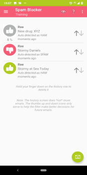Baixar Email Spam Blocker Emprego para Android captura de tela 2