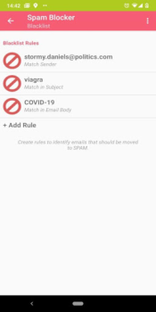 Baixar Email Spam Blocker Emprego para Android captura de tela 3