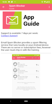 Baixar Email Spam Blocker Emprego para Android captura de tela 6