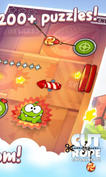 Baixar Cut the Rope: Experiments Quebra-cabeças para Android captura de tela 2
