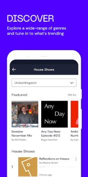 Baixar Mixcloud - Rádio e mixes de DJ Música e áudio para Android captura de tela 4