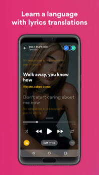 Baixar Musixmatch - Letras de Música Música e áudio para Android captura de tela 3