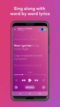 Baixar Musixmatch - Letras de Música Música e áudio para Android captura de tela 4