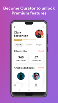 Baixar Musixmatch - Letras de Música Música e áudio para Android captura de tela 5
