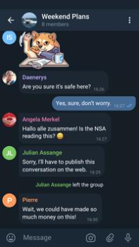 Baixar Telegram X Social para Android captura de tela 2