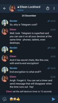 Baixar Telegram X Social para Android captura de tela 3