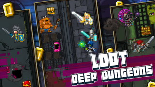 Baixar Bit Heroes Quest: RPG em Pixel Jogos de papéis para Android captura de tela 2