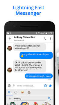 Baixar Messenger Go: Messages & Feed Social para Android captura de tela 2