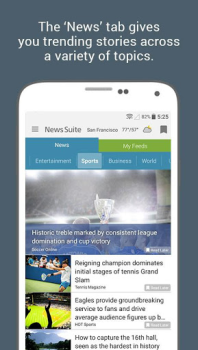 Baixar News Suite by Sony Notícias e Revistas para Android captura de tela 2