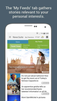 Baixar News Suite by Sony Notícias e Revistas para Android captura de tela 3