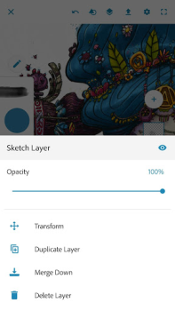 Baixar Adobe Photoshop Sketch Arte e design para Android captura de tela 3