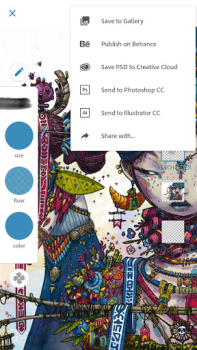 Baixar Adobe Photoshop Sketch Arte e design para Android captura de tela 4