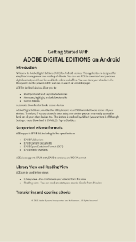 Baixar Adobe Digital Editions Livros e Referências para Android captura de tela 2