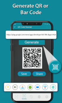 Baixar Leitor de código QR e leitor / gerador de código Emprego para Android captura de tela 4