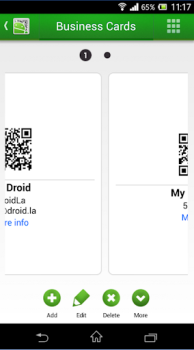 Baixar QR Droid Private™ (Português) Emprego para Android captura de tela 3
