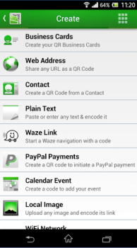 Baixar QR Droid Private™ (Português) Emprego para Android captura de tela 5