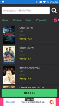 Baixar Xx1FtGanool Editores e Reprodutores de Vídeo para Android captura de tela 2