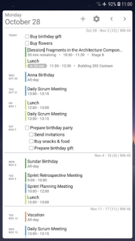 Baixar Your Calendar Widget Emprego para Android captura de tela 3