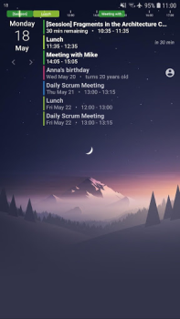 Baixar Your Calendar Widget Emprego para Android captura de tela 5