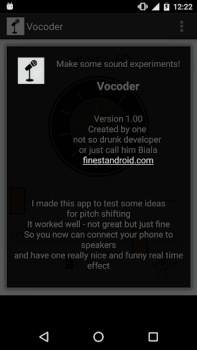 Baixar Vocoder - mudança de voz Música e áudio para Android captura de tela 4