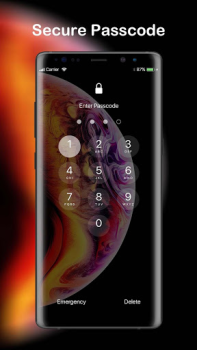Baixar LockScreen Phone XS - Notification Personalização para Android captura de tela 2