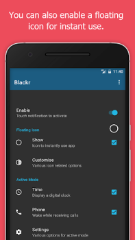 Baixar Blackr: OLED Screen Off Ferramentas para Android captura de tela 3