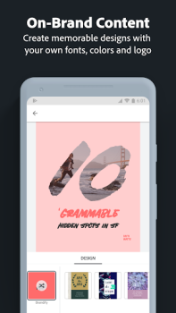 Baixar Adobe Express: AI Video Design Arte e design para Android captura de tela 6