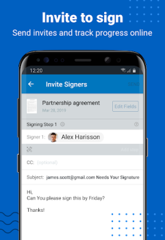 Baixar signNow Assinar documentos PDF Emprego para Android captura de tela 5