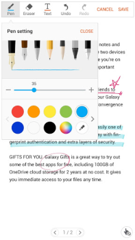 Baixar Write on PDF Emprego para Android captura de tela 3