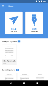 Baixar Zoho Sign - Fill & eSign docs Emprego para Android captura de tela 2