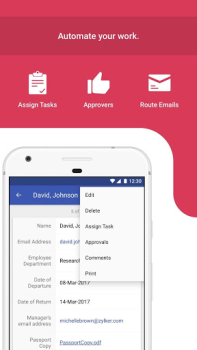 Baixar Formulários Móveis- Zoho Forms Negócios para Android captura de tela 4