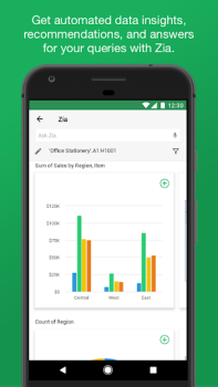 Baixar Zoho Sheet - Folha de cálculo Emprego para Android captura de tela 2