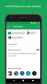 Baixar Zoho Sheet - Folha de cálculo Emprego para Android captura de tela 3