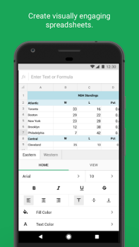 Baixar Zoho Sheet - Folha de cálculo Emprego para Android captura de tela 5