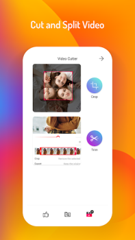 Baixar Vídeo de corte e aparagem Editores e Reprodutores de Vídeo para Android captura de tela 2