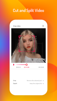 Baixar Vídeo de corte e aparagem Editores e Reprodutores de Vídeo para Android captura de tela 3