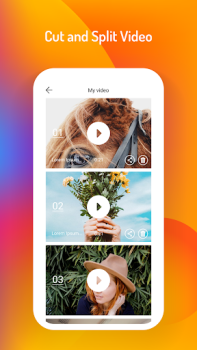 Baixar Vídeo de corte e aparagem Editores e Reprodutores de Vídeo para Android captura de tela 5