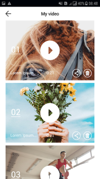 Baixar Vídeo de corte e aparagem Editores e Reprodutores de Vídeo para Android captura de tela 7