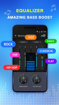 Baixar Baixo Equalizer IPod Music Música e áudio para Android captura de tela 5