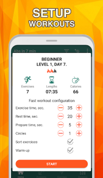 Baixar 7 minute abs workout: Daily Ab Saúde e Bem-estar para Android captura de tela 3
