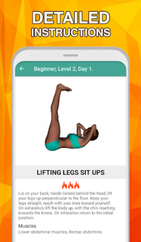 Baixar 7 minute abs workout: Daily Ab Saúde e Bem-estar para Android captura de tela 4