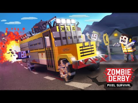 Baixar Zombie Derby: Pixel Survival Raça para Android captura de tela 8