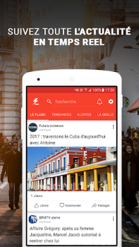 Baixar Flash info - Actualités et Mét Notícias e Revistas para Android captura de tela 2