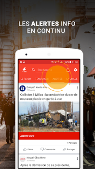 Baixar Flash info - Actualités et Mét Notícias e Revistas para Android captura de tela 3