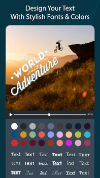 Baixar Escrever texto em video Editores e Reprodutores de Vídeo para Android captura de tela 3