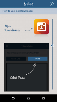 Baixar Downloader for Instagram Editores e Reprodutores de Vídeo para Android captura de tela 2