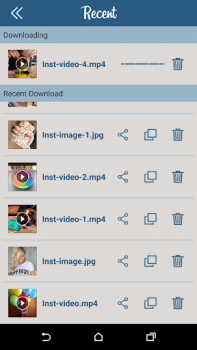Baixar Downloader for Instagram Editores e Reprodutores de Vídeo para Android captura de tela 4