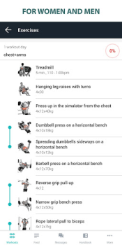 Baixar Fitness Plano: Treino Academia Saúde e Bem-estar para Android captura de tela 2