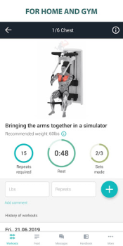 Baixar Fitness Plano: Treino Academia Saúde e Bem-estar para Android captura de tela 3