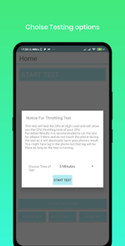 Baixar CPU Throttling Test Ferramentas para Android captura de tela 2